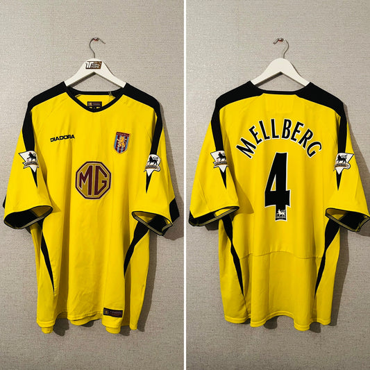 Aston Villa away football shirt
2003/04 Mellberg XXL
