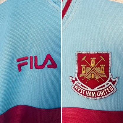 West Ham United away football shirt 2001/04 Di Canio Medium/Large
