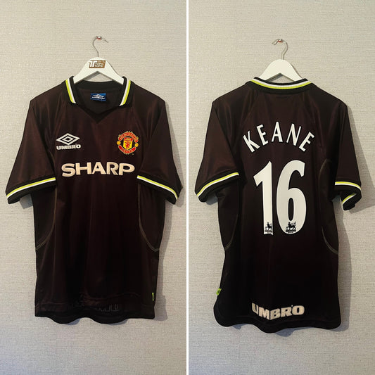Manchester United third football shirt 1998/99 Keane Large