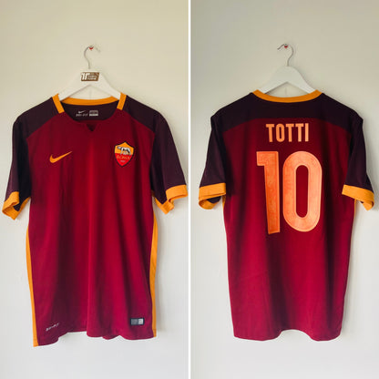 Roma home football shirt 2015/16 Totti Medium