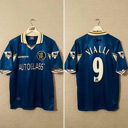 Chelsea home football shirt 1997/98 Vialli Medium