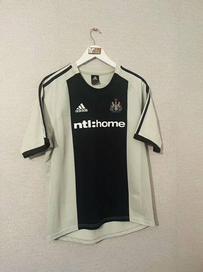 Newcastle United away football shirt 2002/03 Shearer Medium
