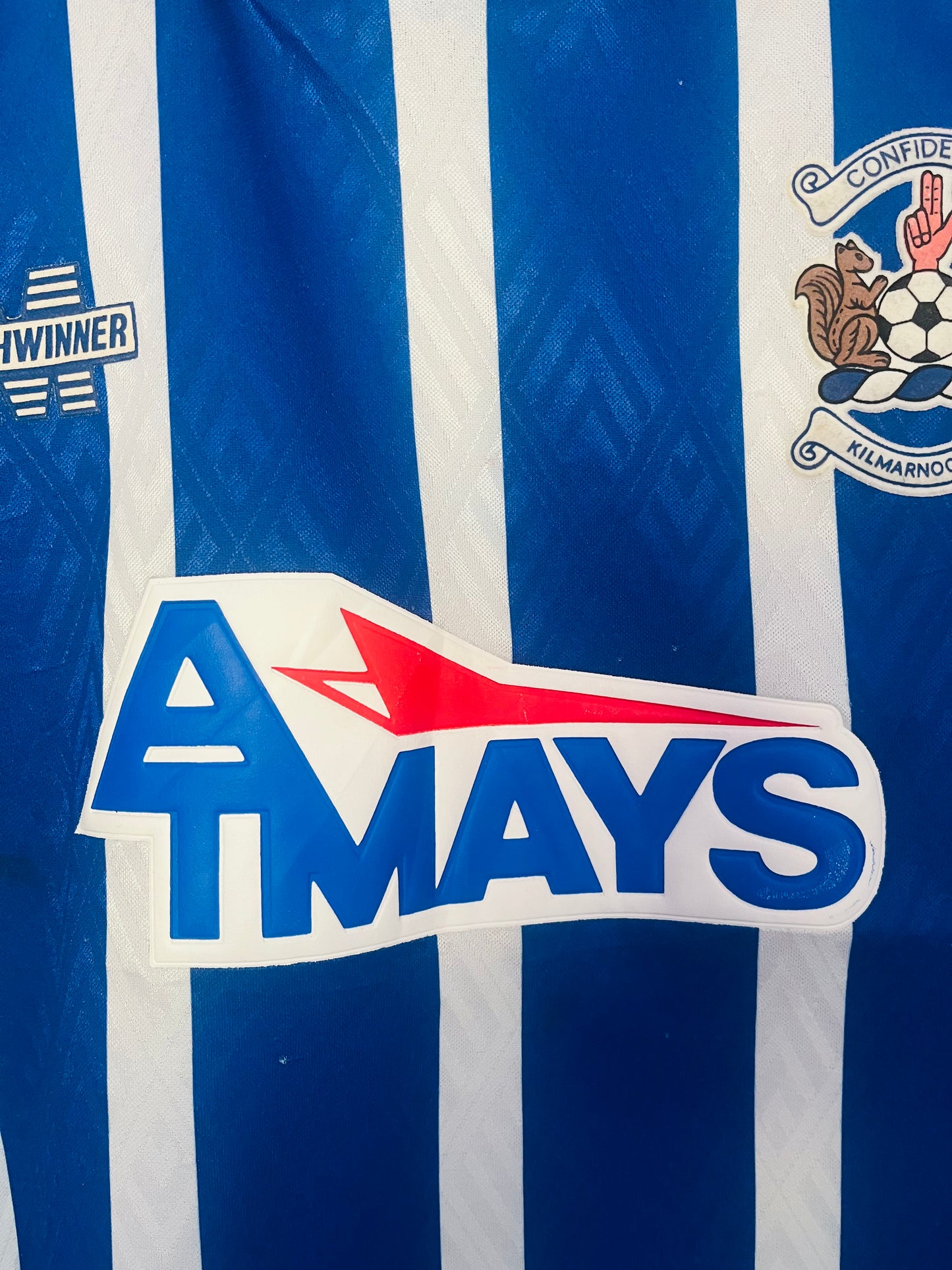 Kilmarnock home football shirt 1994/95 Medium