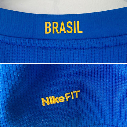 Brazil away football shirt 2008/10 Ronaldinho XL