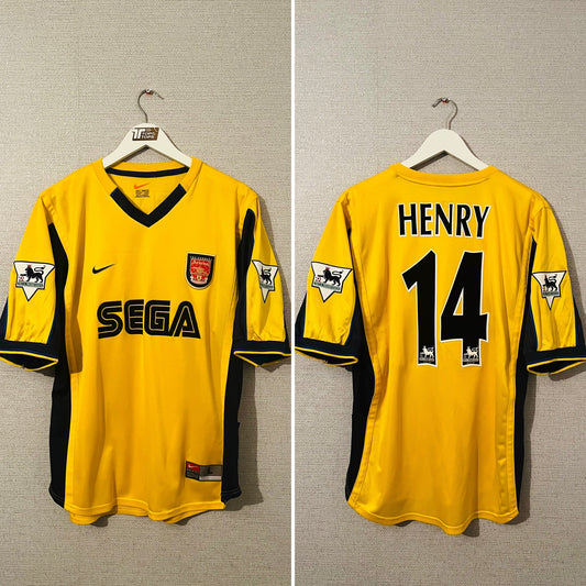 Arsenal away football shirt 1999/2001 Henry Large