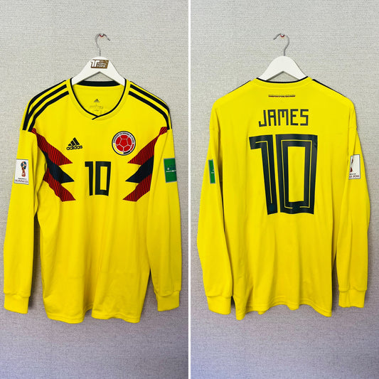 Colombia home football shirt     W/C 2018 James Large