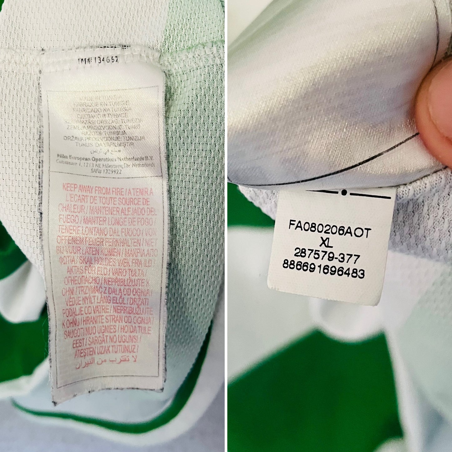 Glasgow Celtic home football shirt 2008/08 Samaras XL