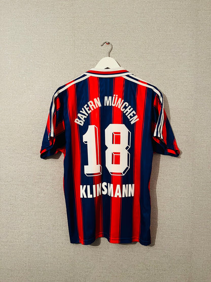 Bayern Munich home football shirt 1995/97 Klinsmann Medium
