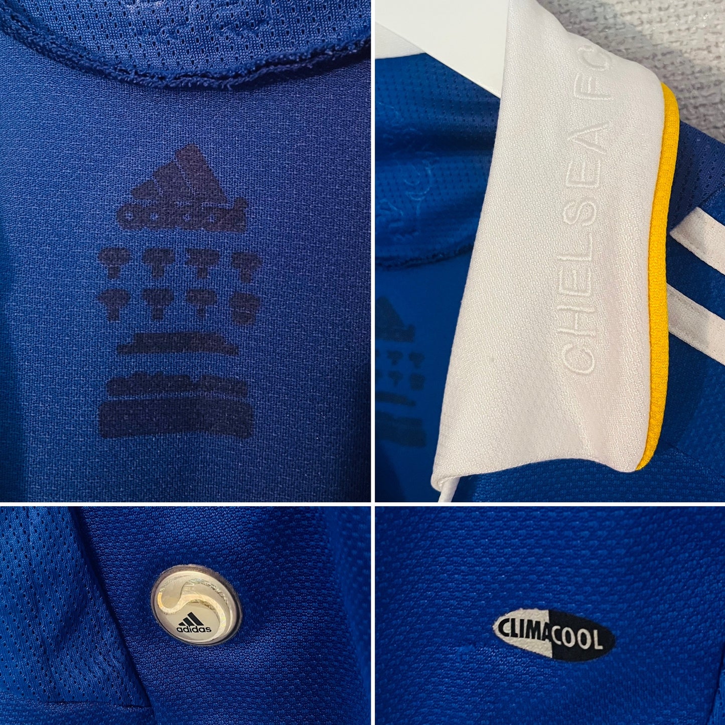 Chelsea home football shirt 2008/09 Drogba Medium