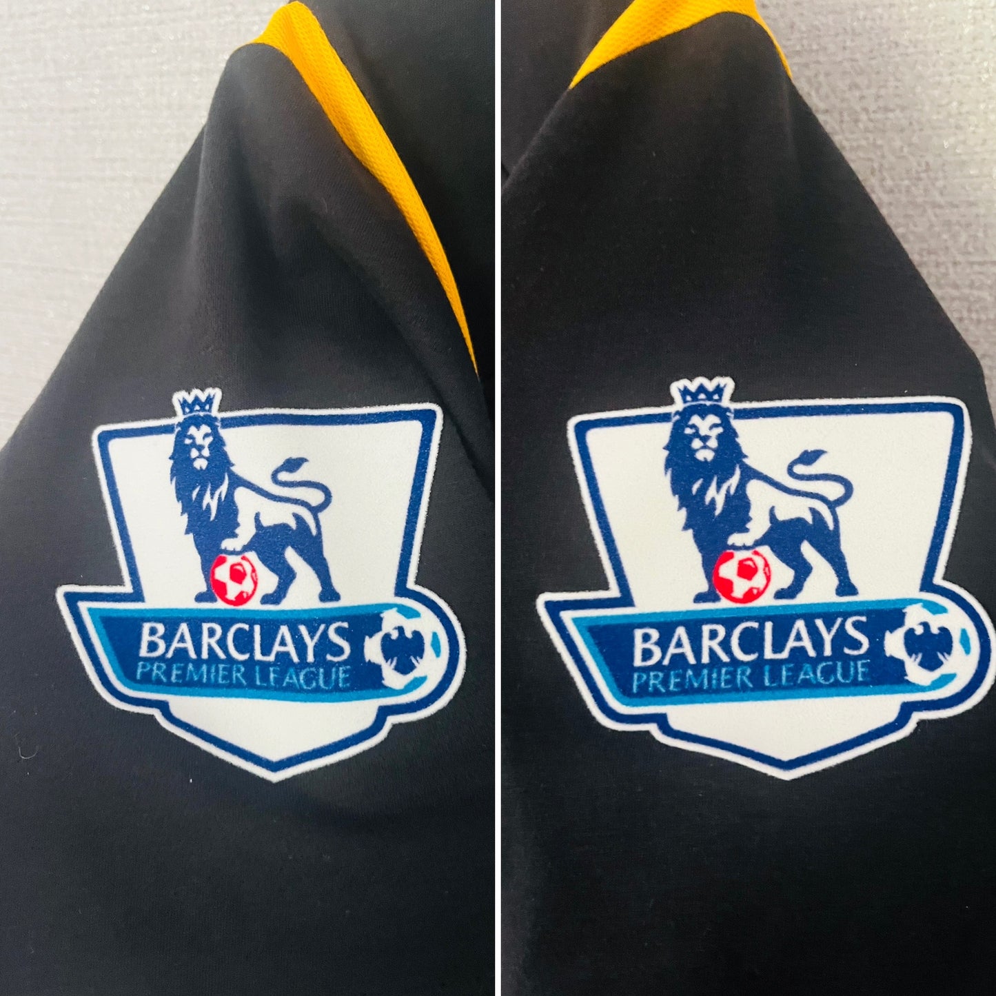 Manchester City away football shirt 2009/10 Kompany Large