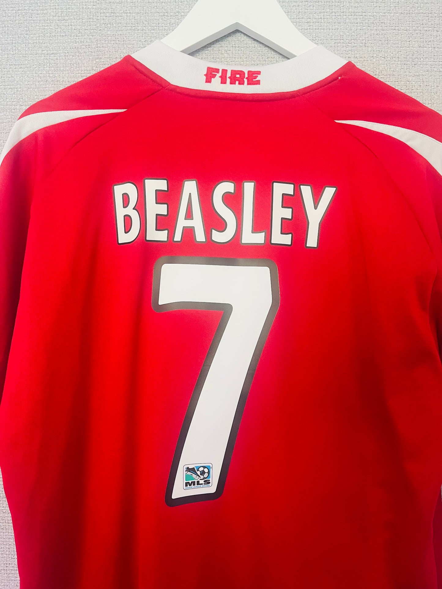 Chicago Fire home football shirt 2004 Beasley XL