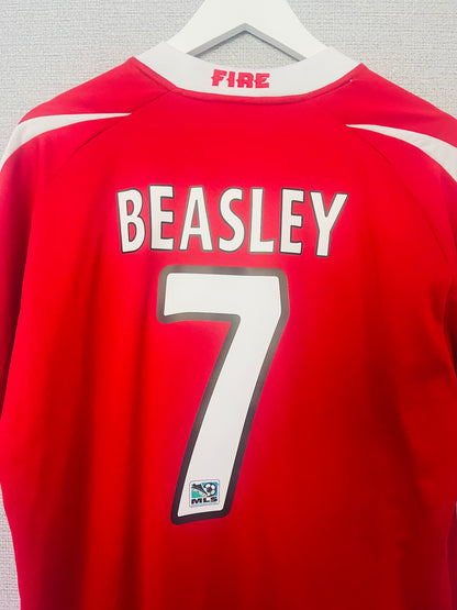 Chicago Fire home football shirt 2004 Beasley XL