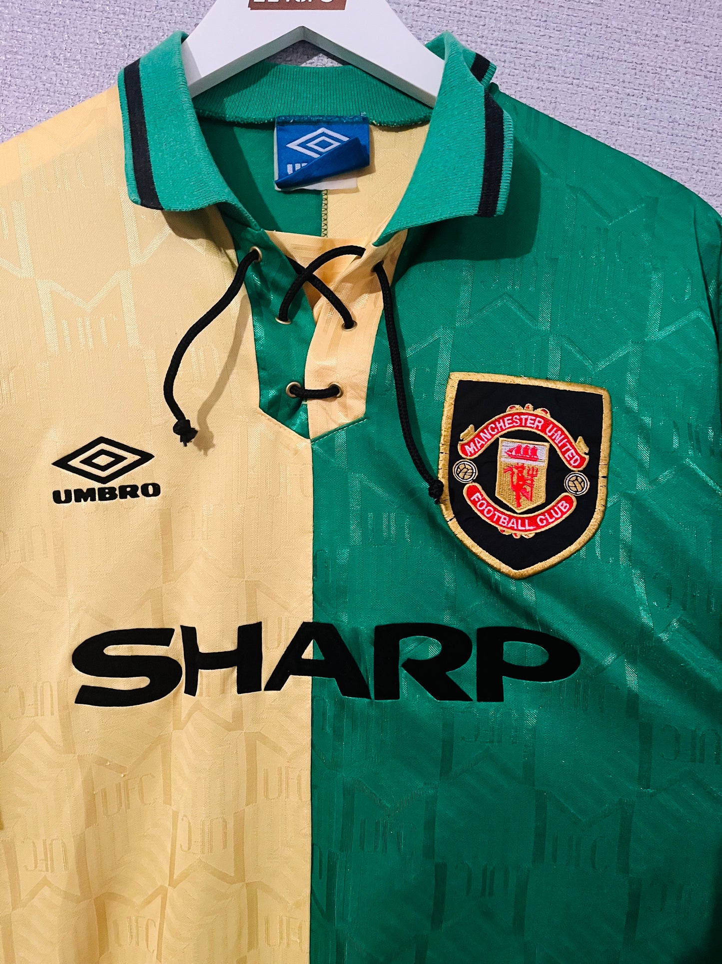 Manchester United third football shirt 1992/94 Cantona XL