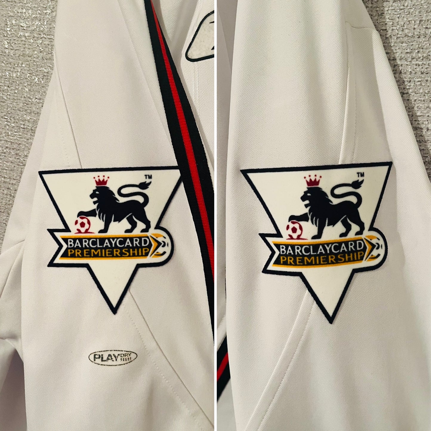 Liverpool away football shirt 2003/04 Baros XXL L/S