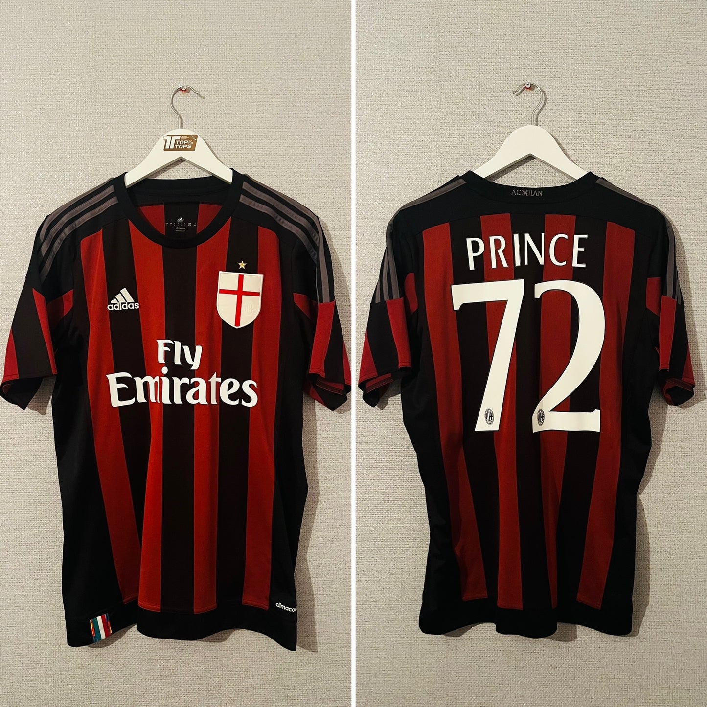 AC Milan home football shirt 205/16 Prince Large