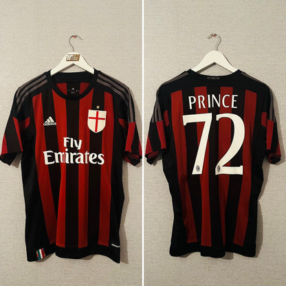 AC Milan home football shirt 205/16 Prince Large