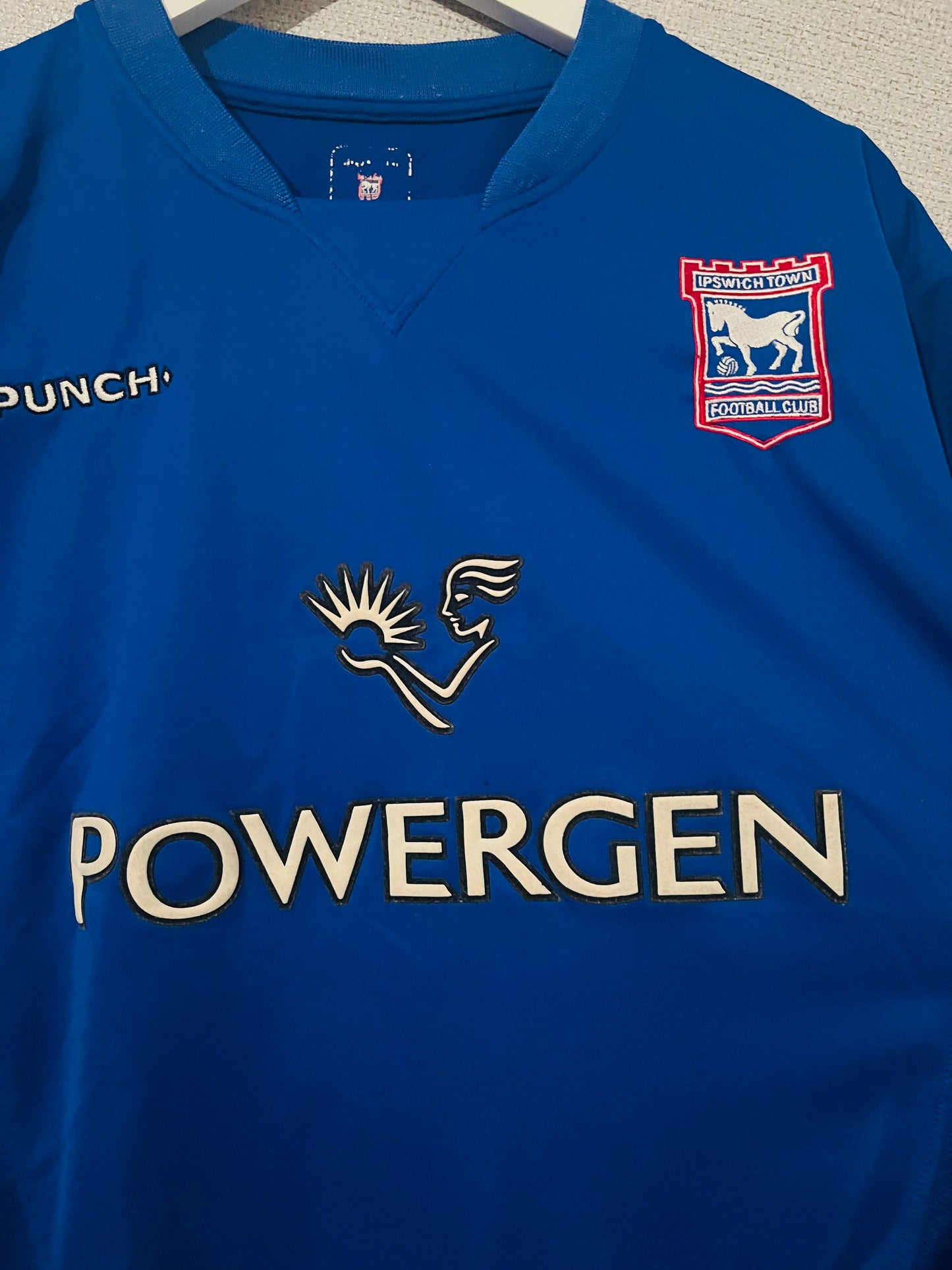 Ipswich Town home football shirt 2003/05 Large