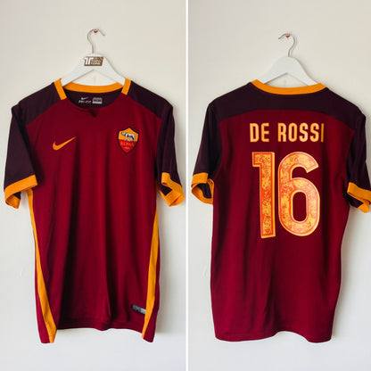 Roma home football shirt
2015/16 De Rossi Medium