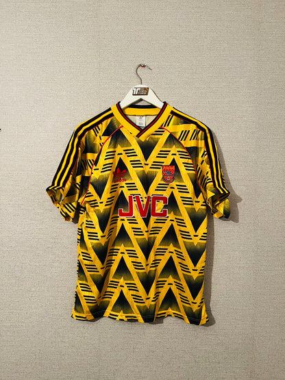 Arsenal away football shirt 1991/93 Medium