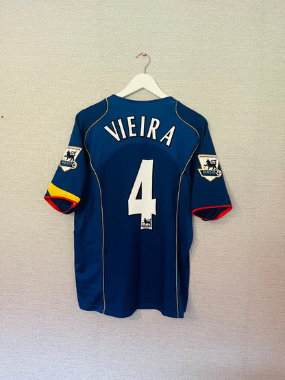 Arsenal away football shirt 2004/05 Vieira Large