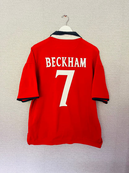 England away football shirt 1999/2001 Beckham Large