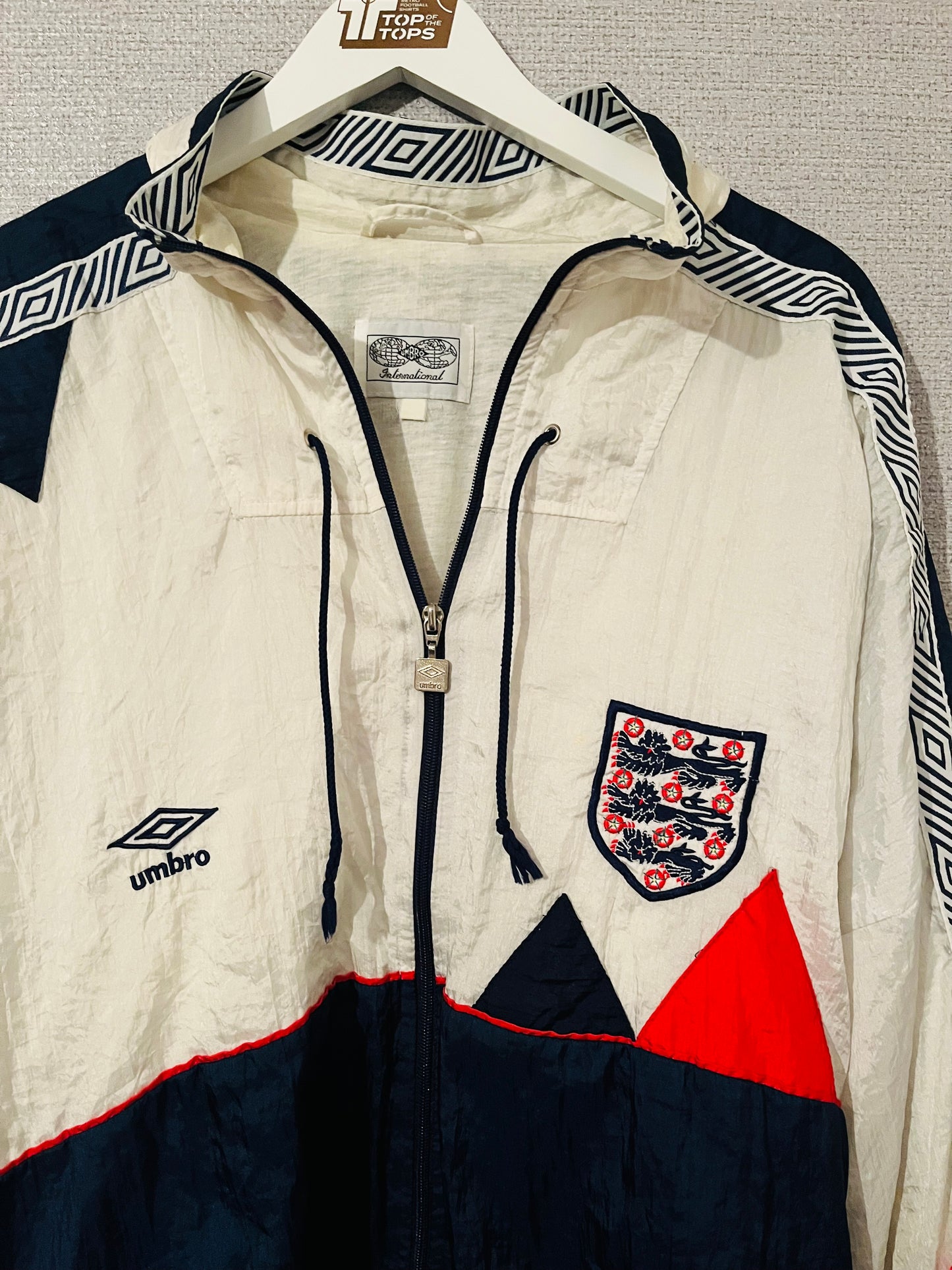England track (shell suit) jacket top World Cup 1990 XL