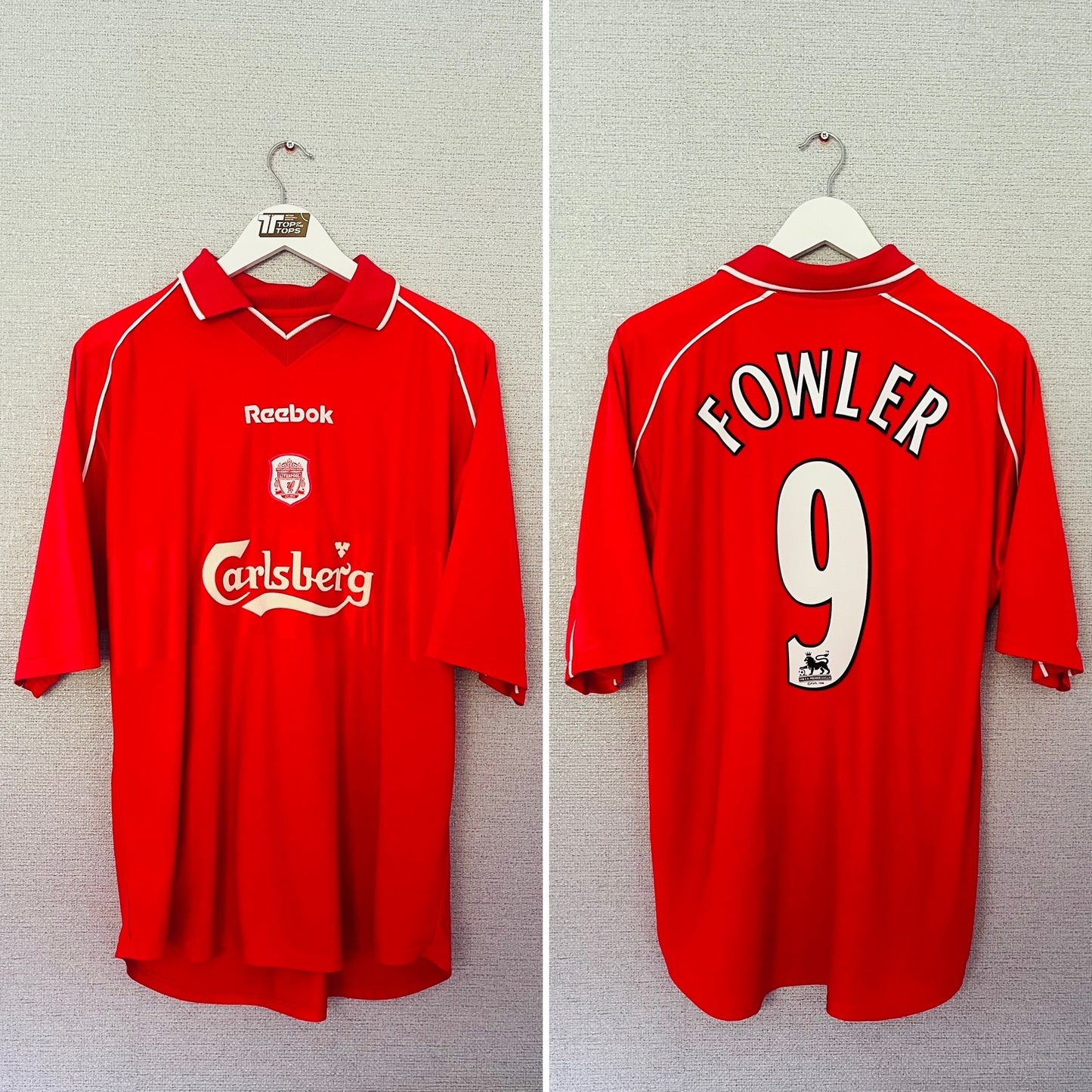 Liverpool home football shirt
2000/02 Fowler Large