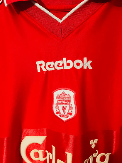 Liverpool home football shirt 2000/02 Fowler Medium