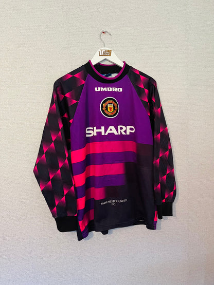 Manchester United goalkeeper football shirt 1996/97 Medium