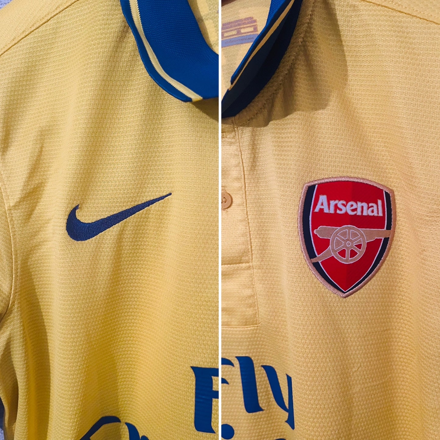 Arsenal away football shirt 2013/14 Wilshere Medium