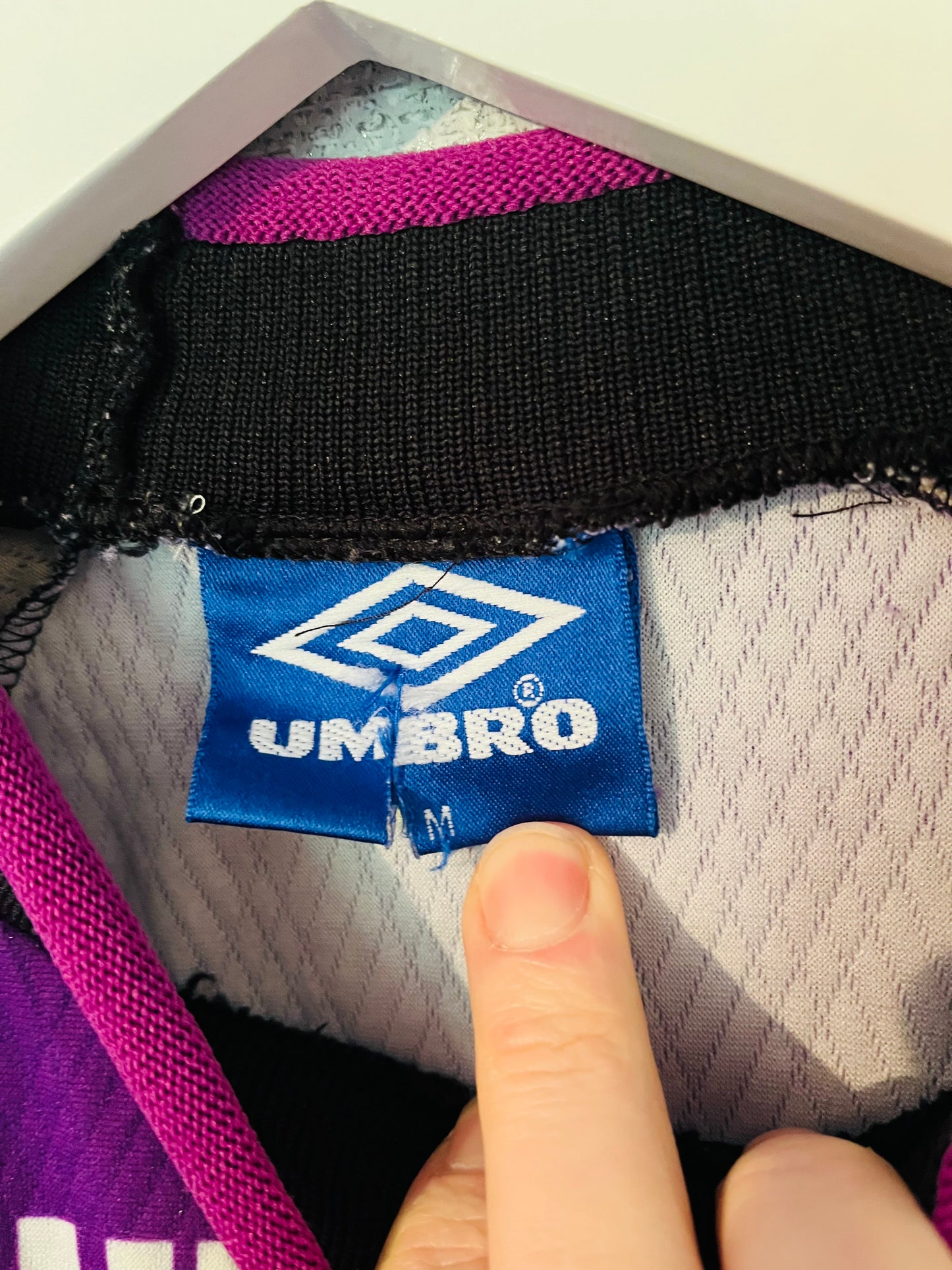 Manchester United goalkeeper football shirt 1996/97 Medium