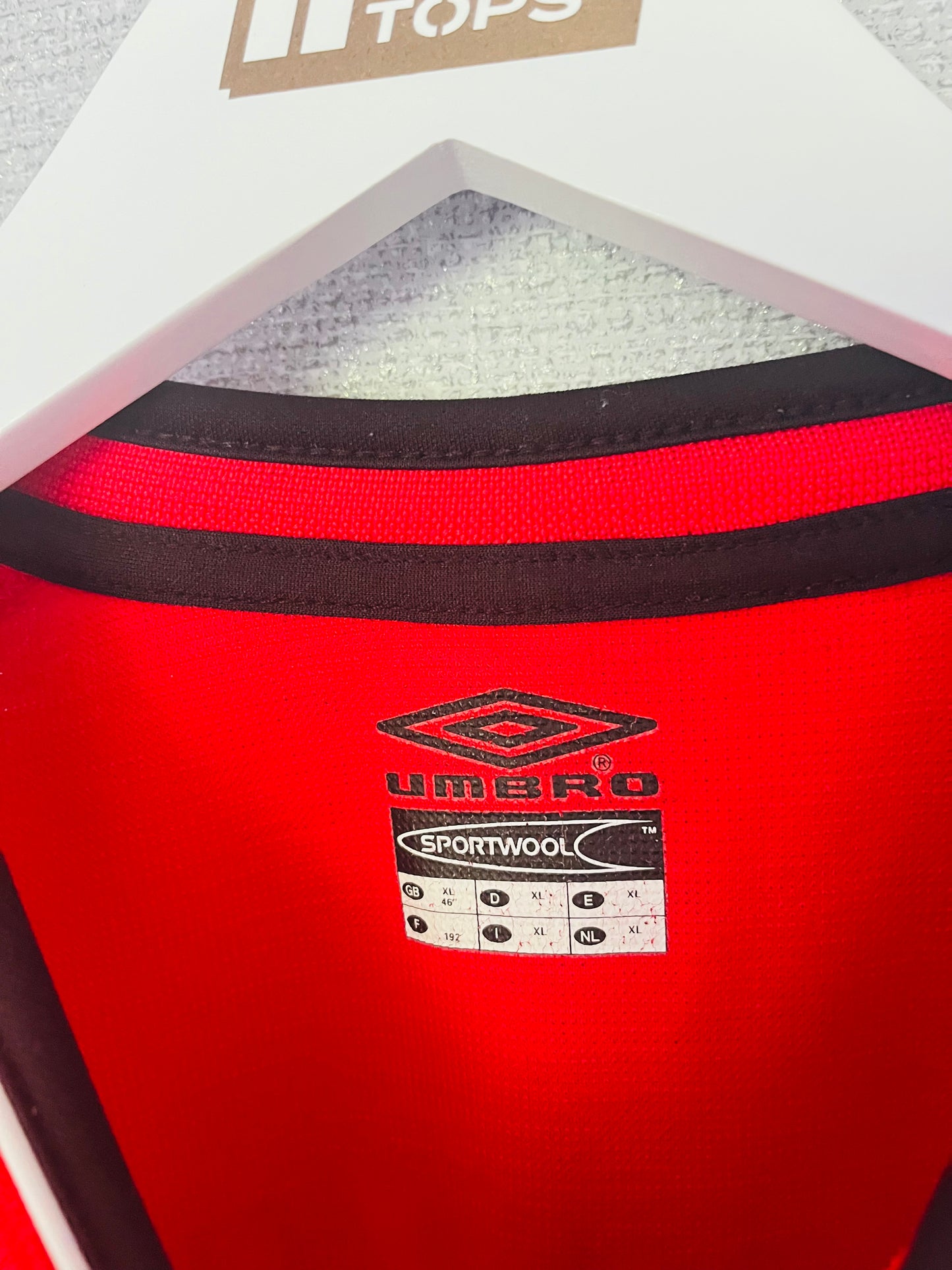 Manchester United home football shirt 2000/01 Beckham XL