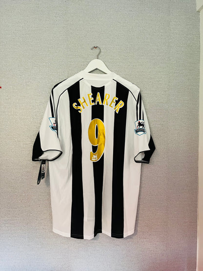 Newcastle United home football shirt 2005/07 Shearer XL BNWTs