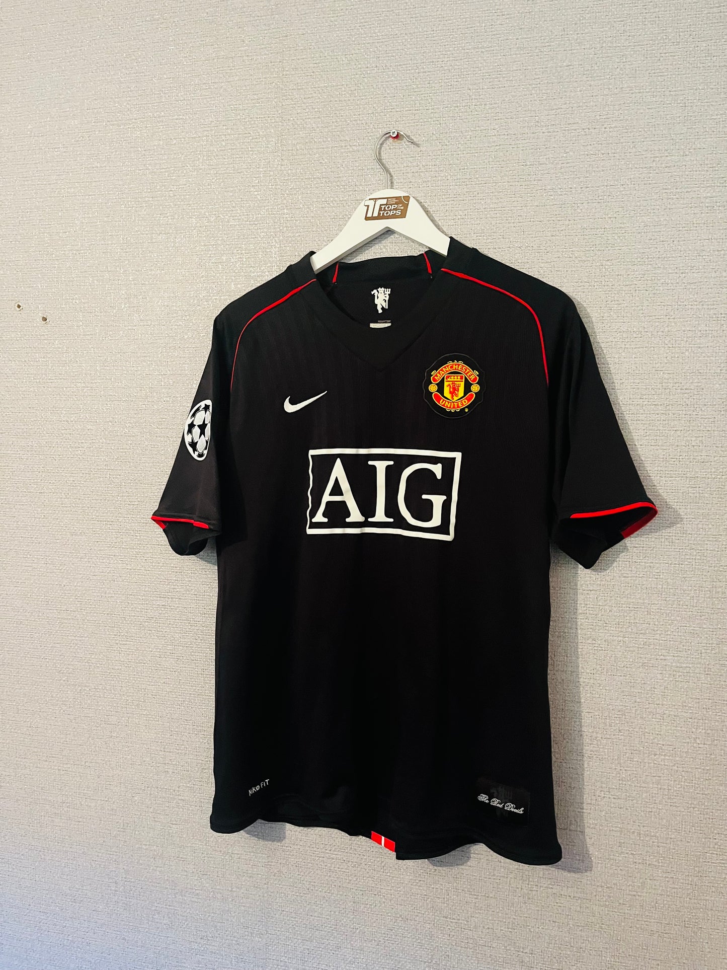 Manchester United away football shirt 2007/08 CR7 Medium