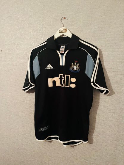 Newcastle United away football shirt 2000/01 Solano Medium