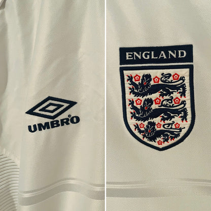 England home football shirt 1999/2000 Beckham Medium