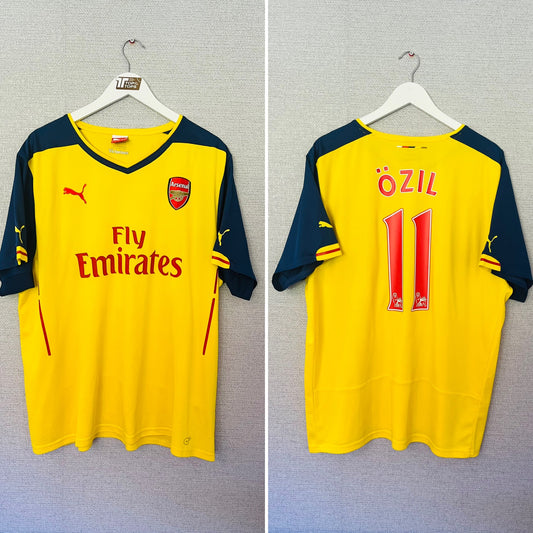 Arsenal away football shirt 2014/15 Ozil XXL