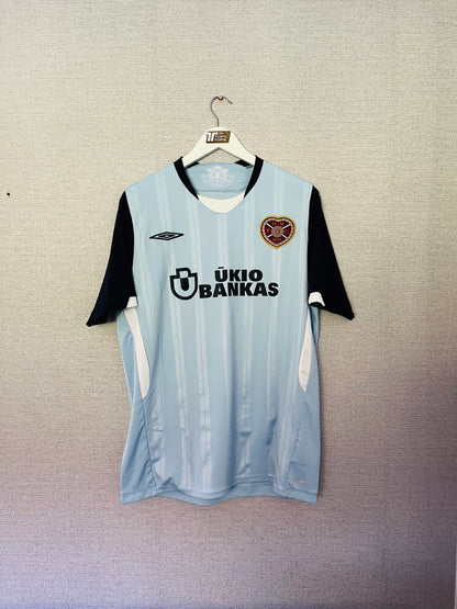 Heart of Midlothian Hearts away football shirt 2009/10 Medium