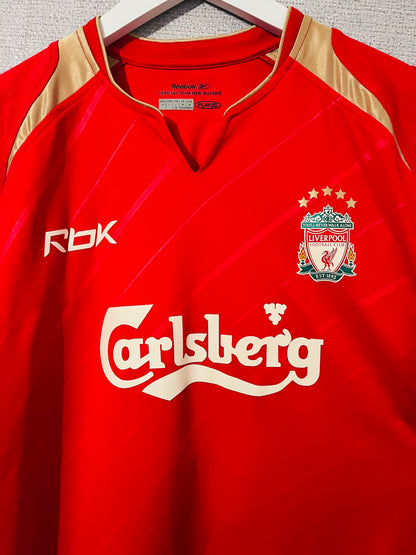 Liverpool home football shirt 2005/06 Alonso Medium