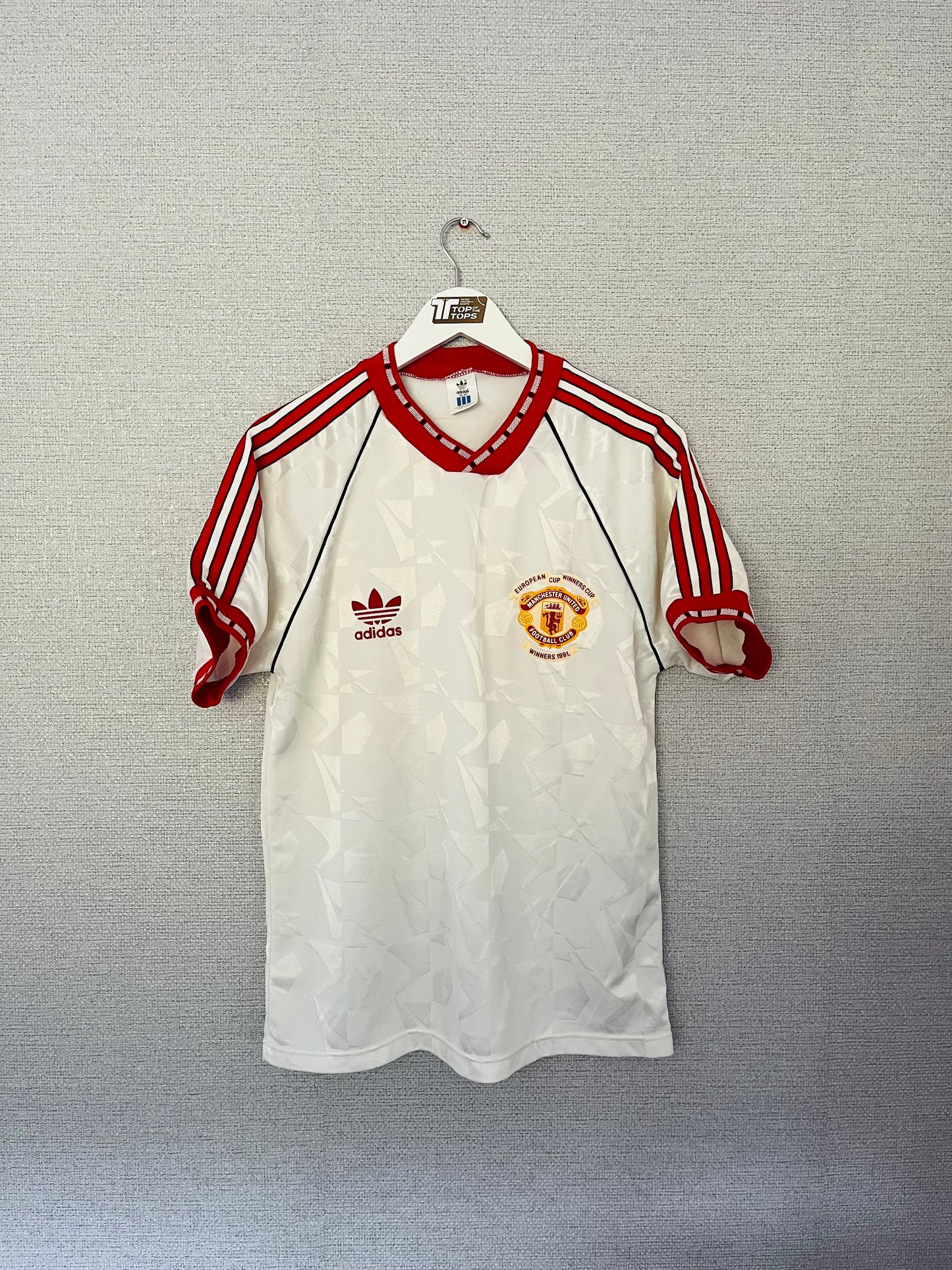 Manchester United away football shirt 1990/91 Medium