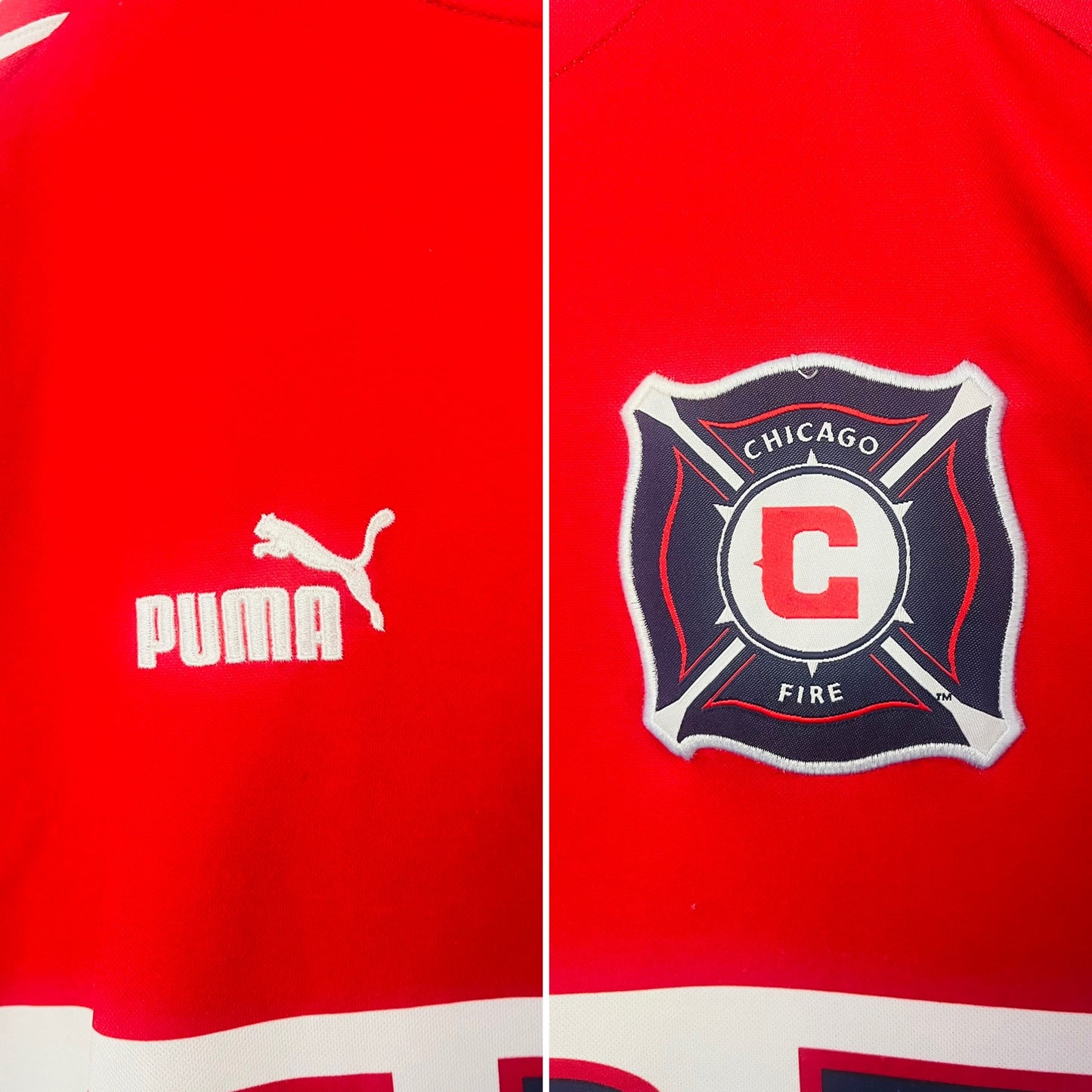 Chicago Fire home football shirt 2004 Beasley XL