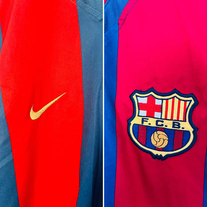 Barcelona home football shirt 2002/03 Riquelme Large