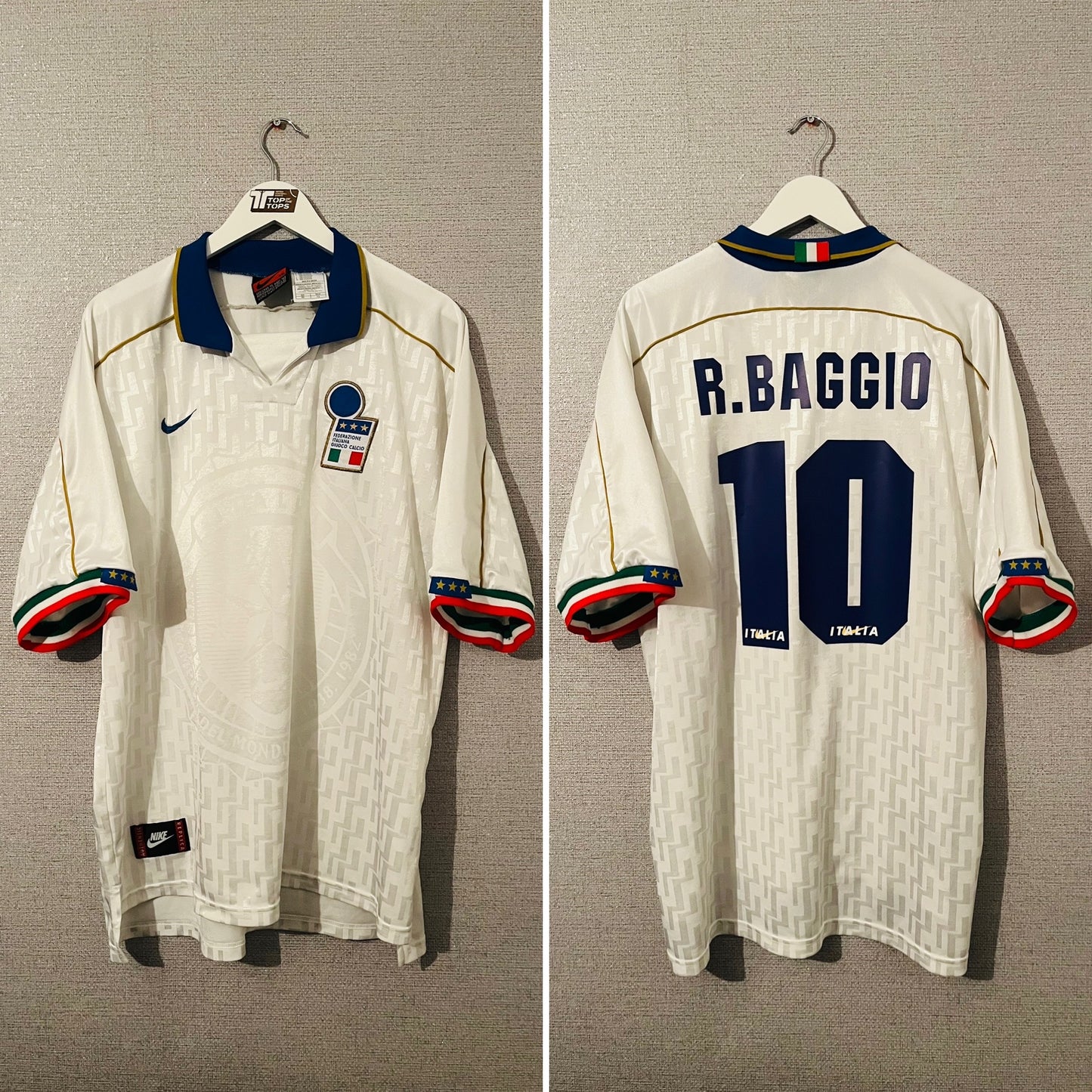 Italy away football shirt 1995/96 Baggio XXL