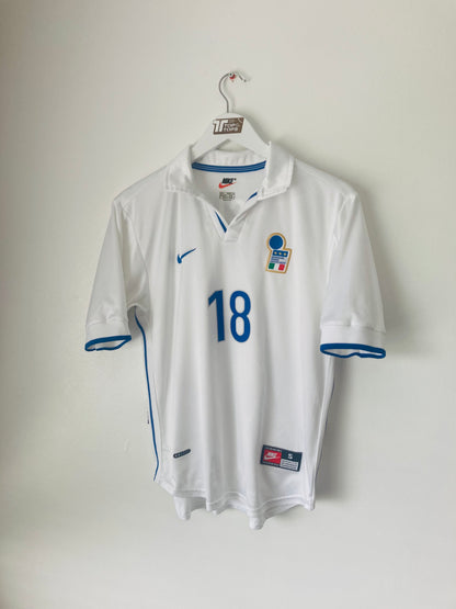 Italy away football shirt W/C 1998 Baggio Small