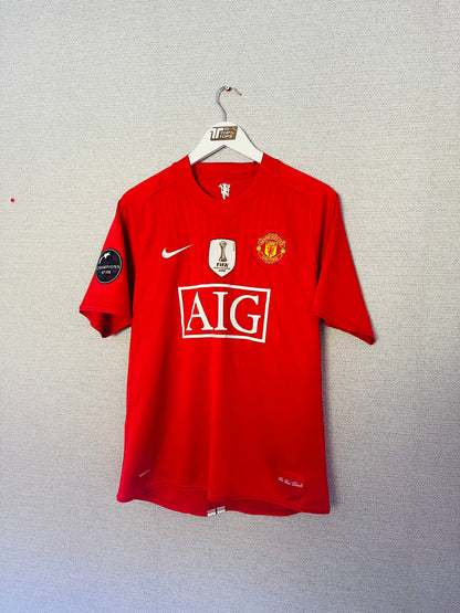 Manchester United home football shirt 2008/09 CR7 Medium