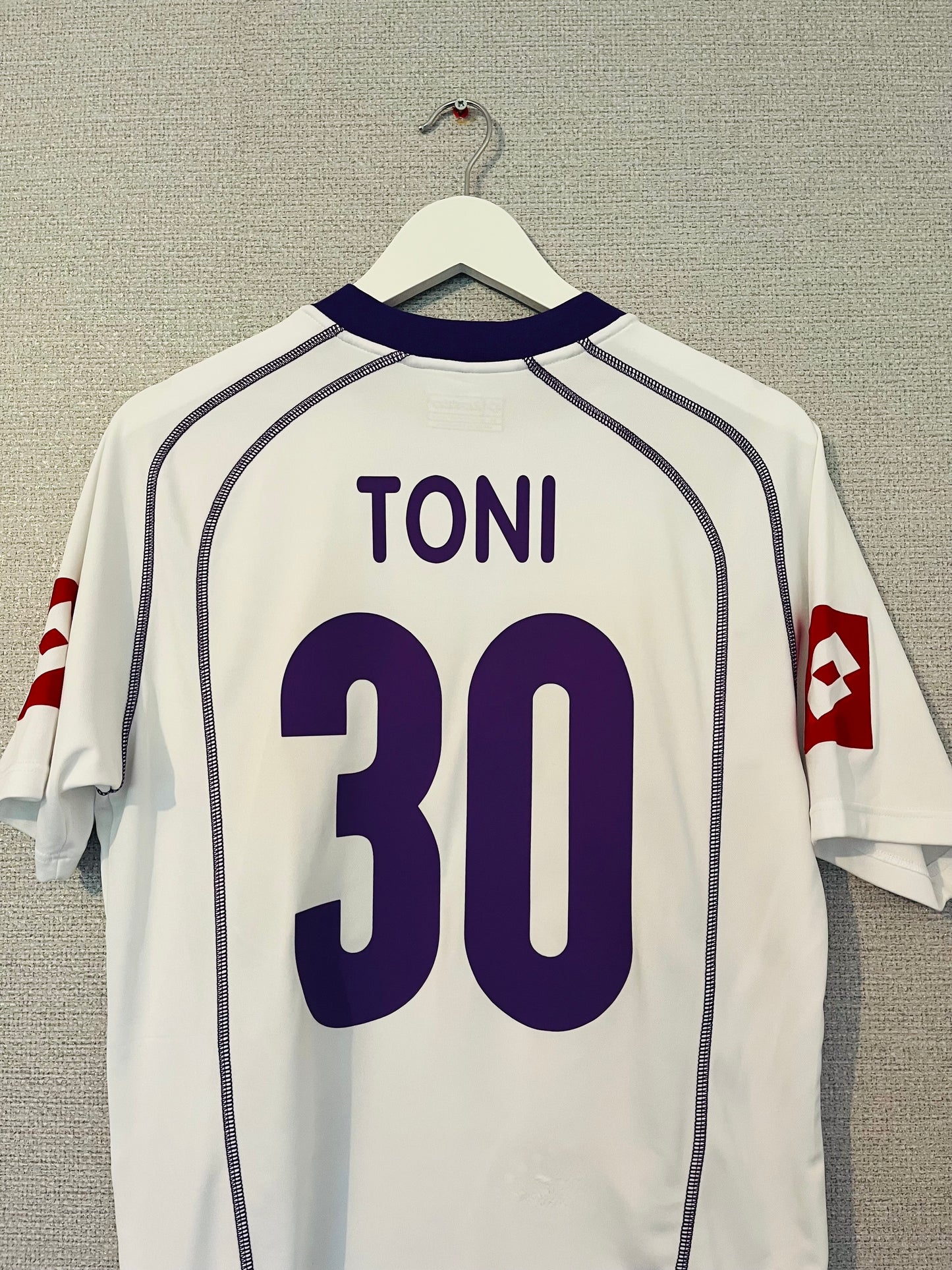 Fiorentina away football shirt 2006/07 Toni Medium