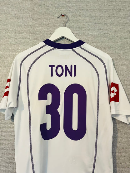 Fiorentina away football shirt 2006/07 Toni Medium
