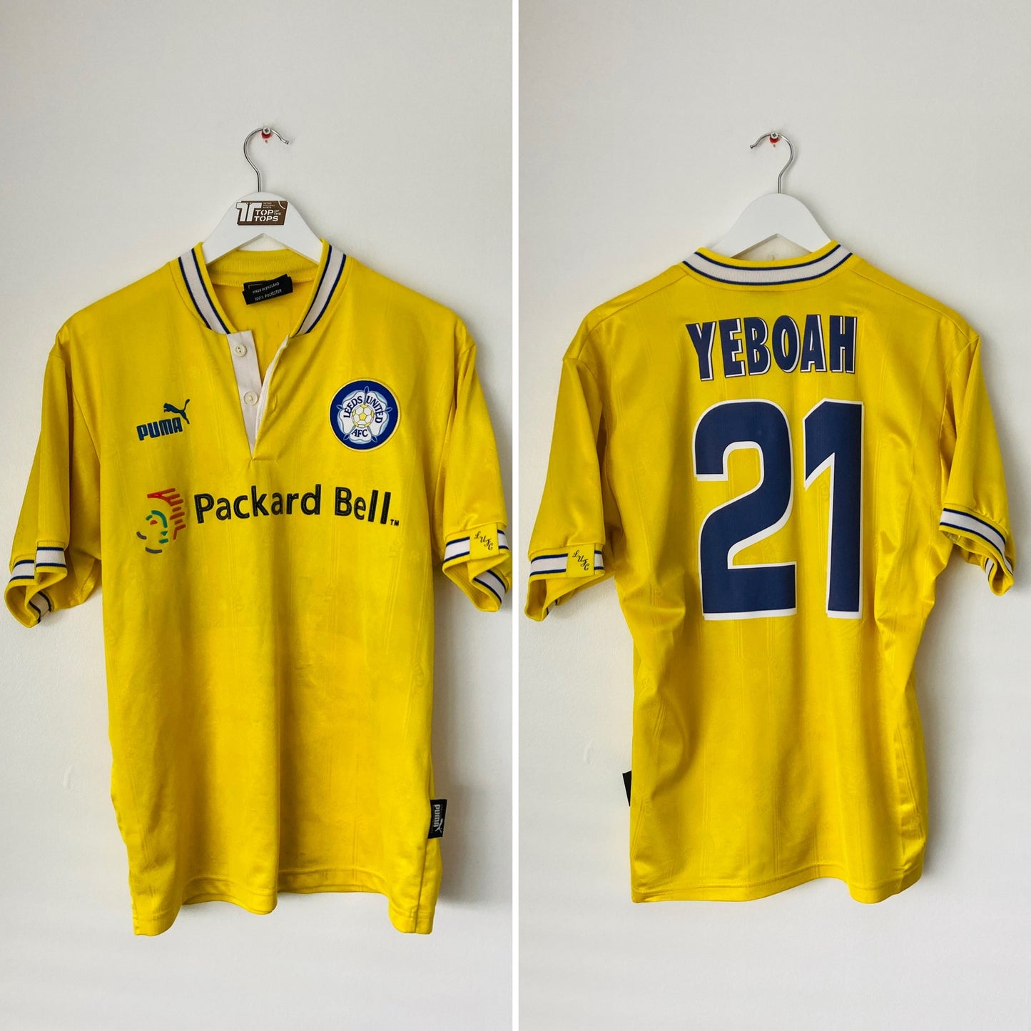 Leeds United away football shirt
1996/97 Yeboah Small