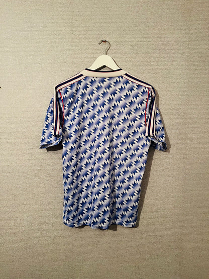 Manchester United away football shirt 1990/92 medium