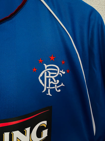 Glasgow Rangers home football shirt 2005/06 Ricksen Medium